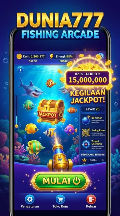 Pratinjau antarmuka dunia777 — aplikasi APK resmi Android v3.3.8